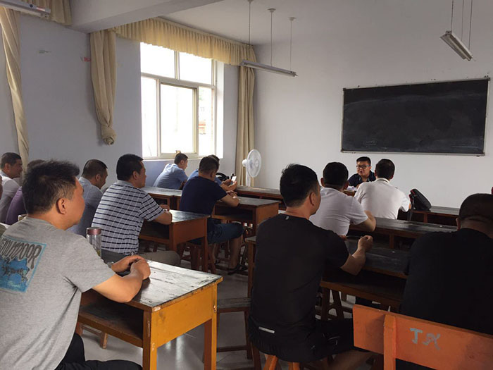 2017年8月份高技工、中技工的考試現(xiàn)場(chǎng)