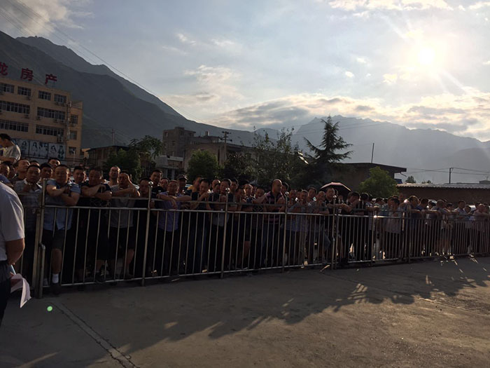 2017年8月份高技工、中技工的考試現(xiàn)場(chǎng)