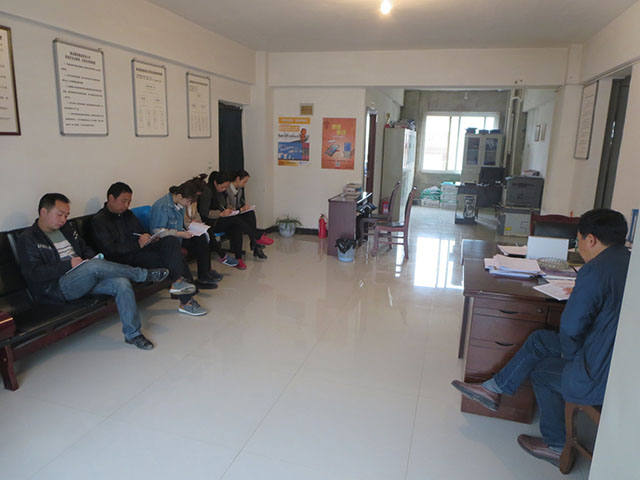 公司召開安全生產領導小組會議