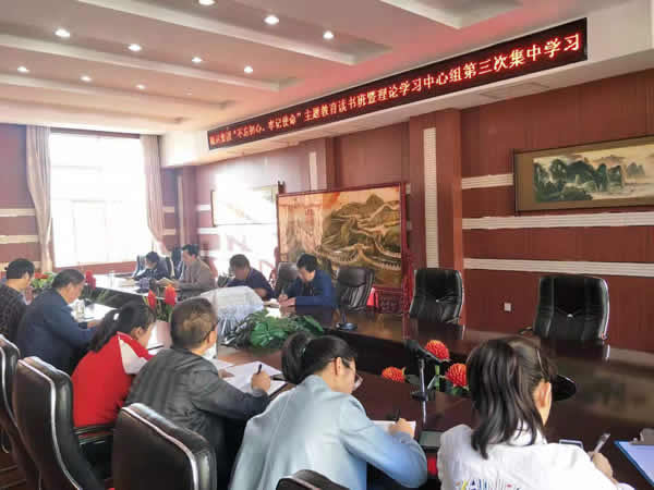 隴運(yùn)集團(tuán)公司召開“不忘初心、牢記使命”主題教育讀書班暨理論學(xué)習(xí)中心組第三次、第四次集中學(xué)習(xí)會(huì)議