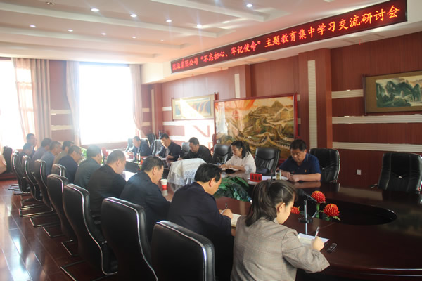 隴運(yùn)集團(tuán)公司召開“不忘初心、牢記使命”主題教育集中學(xué)習(xí)交流研討會(huì)