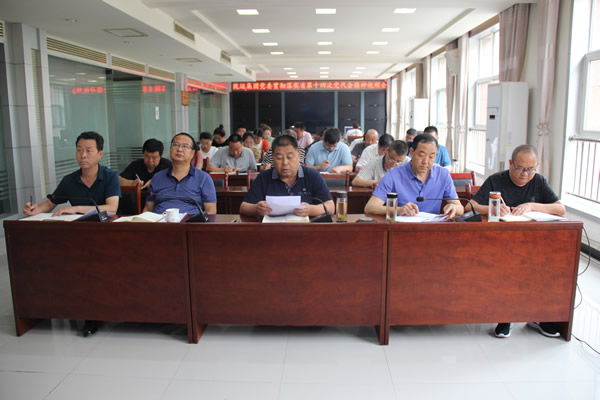 隴運(yùn)集團(tuán)公司傳達(dá)學(xué)習(xí)省第十四次黨代會(huì)精神