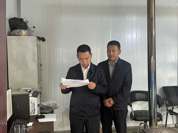 隴南市隴運集團公司開展“五一”節(jié)前安全生產(chǎn)檢查