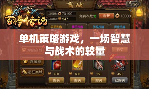單機策略游戲，一場智慧與戰(zhàn)術(shù)的較量  第1張