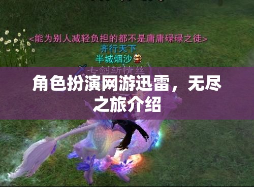 角色扮演網(wǎng)游迅雷，無盡之旅介紹