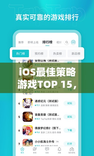 iOS最佳策略游戲TOP 15，網(wǎng)游世界中的智慧對決  第2張