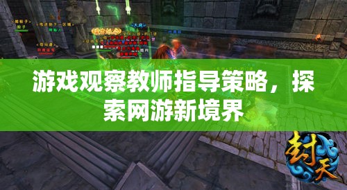 游戲觀察教師指導(dǎo)策略，探索網(wǎng)游新境界