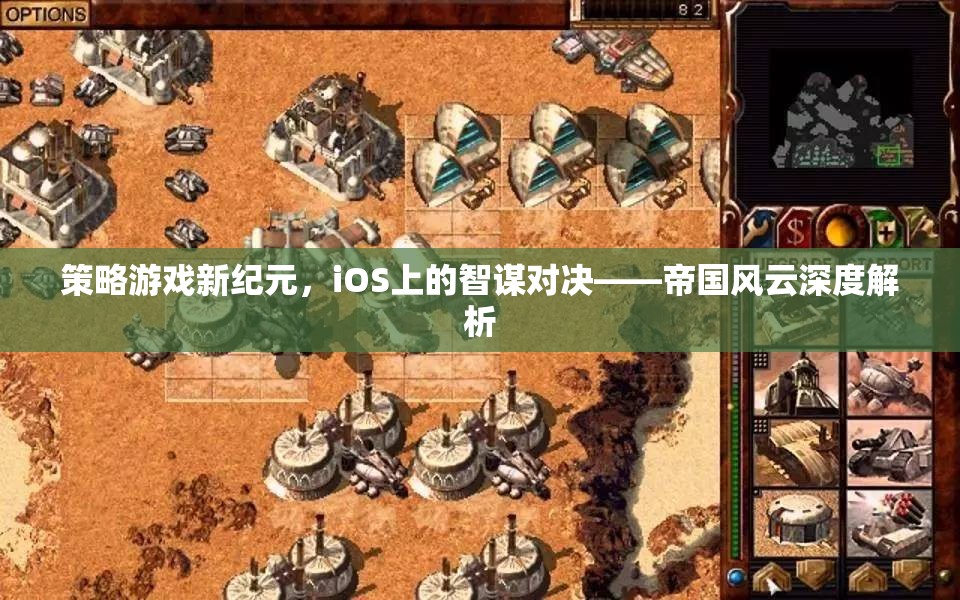 策略游戲新紀(jì)元，iOS上的智謀對決——帝國風(fēng)云深度解析