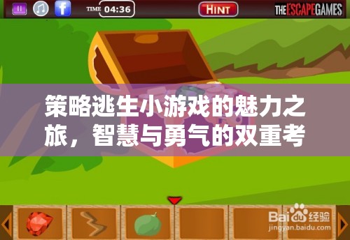 策略逃生小游戲的智慧與勇氣之旅，雙重考驗(yàn)的魅力  第1張