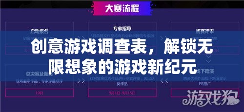 解鎖無限想象，創(chuàng)意游戲調(diào)查表引領(lǐng)游戲新紀元