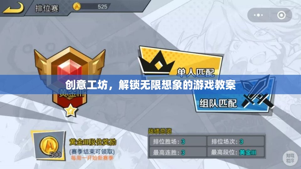 創(chuàng)意工坊，解鎖無限想象力的游戲教案設(shè)計(jì)  第2張
