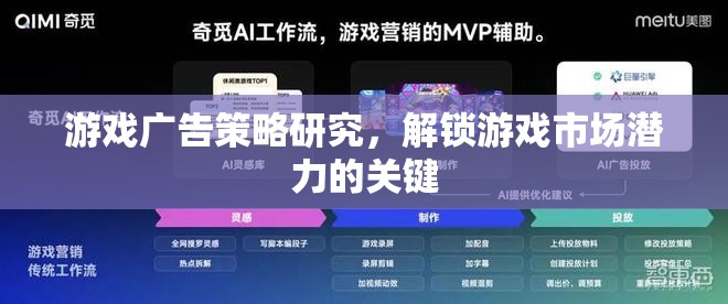 解鎖游戲市場潛力，游戲廣告策略的深度研究