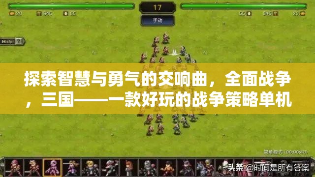 智慧與勇氣的交響，全面戰(zhàn)爭三國——一款引人入勝的戰(zhàn)爭策略單機(jī)游戲