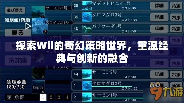 Wii的奇幻策略世界，經(jīng)典與創(chuàng)新的交融之旅