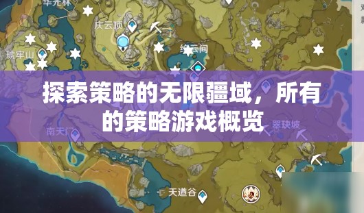 探索策略的無限疆域，全面概覽所有策略游戲