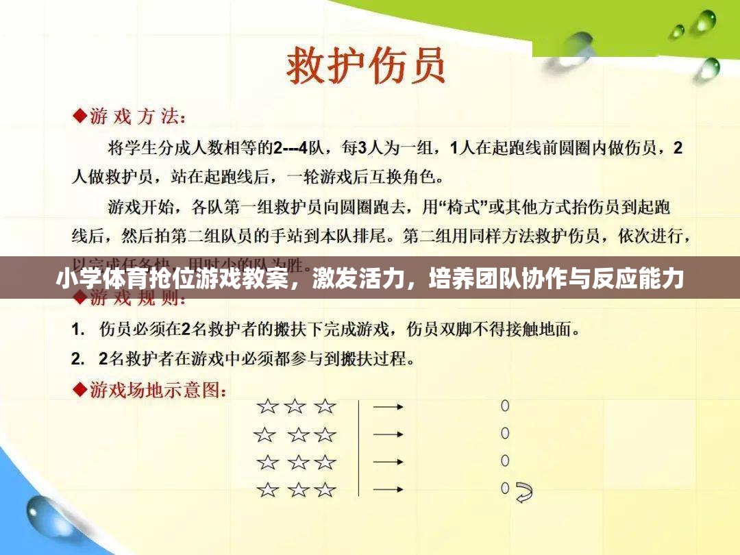 小學(xué)體育搶位游戲，激發(fā)活力，培養(yǎng)團(tuán)隊(duì)協(xié)作與反應(yīng)能力的創(chuàng)新教案