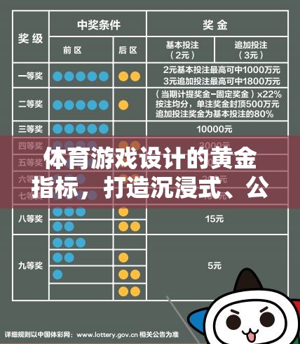 體育游戲設(shè)計(jì)的黃金法則，打造沉浸式體驗(yàn)、公平競(jìng)爭(zhēng)與健康促進(jìn)的完美融合