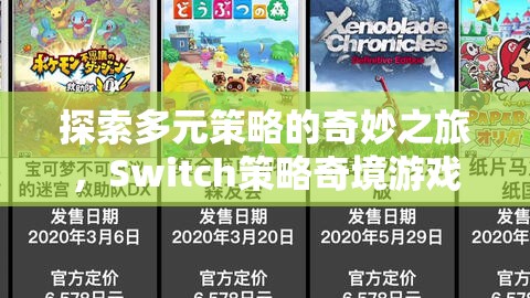 探索多元策略的奇妙之旅，Switch策略奇境游戲揭秘  第3張