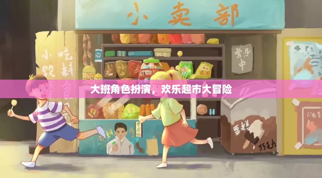 大班童趣，歡樂超市大冒險的角色扮演之旅