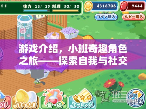 游戲介紹，小班奇趣角色之旅——探索自我與社交的奇妙舞臺