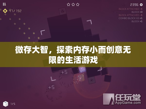 微存大智，探索內(nèi)存小而創(chuàng)意無限的生活游戲