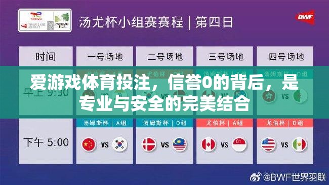 信譽0背后的專業(yè)與安全，愛游戲體育投注的完美結合  第2張