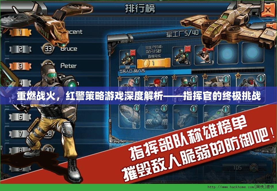 重燃戰(zhàn)火，紅警策略游戲深度解析——指揮官的終極挑戰(zhàn)