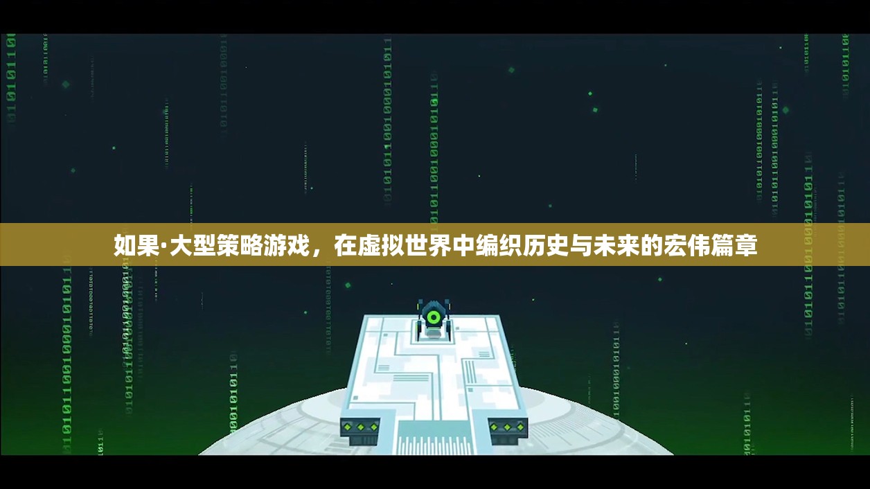 編織歷史與未來的虛擬史詩，大型策略游戲探索