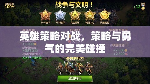 策略與勇氣的巔峰對決，英雄策略對戰(zhàn)  第1張