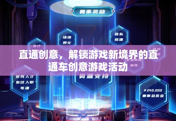 直通創(chuàng)意，解鎖游戲新境界的直通車創(chuàng)意游戲活動(dòng)