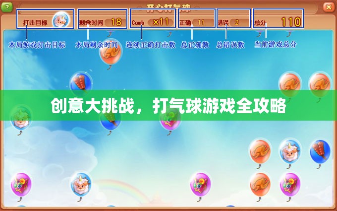 創(chuàng)意大挑戰(zhàn)，解鎖打氣球游戲全攻略
