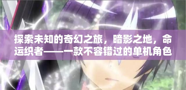 暗影之地，命運(yùn)織者的奇幻冒險(xiǎn)之旅——不容錯(cuò)過(guò)的單機(jī)角色扮演游戲