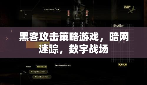 暗網(wǎng)迷蹤，黑客攻擊策略游戲的數(shù)字戰(zhàn)場(chǎng)