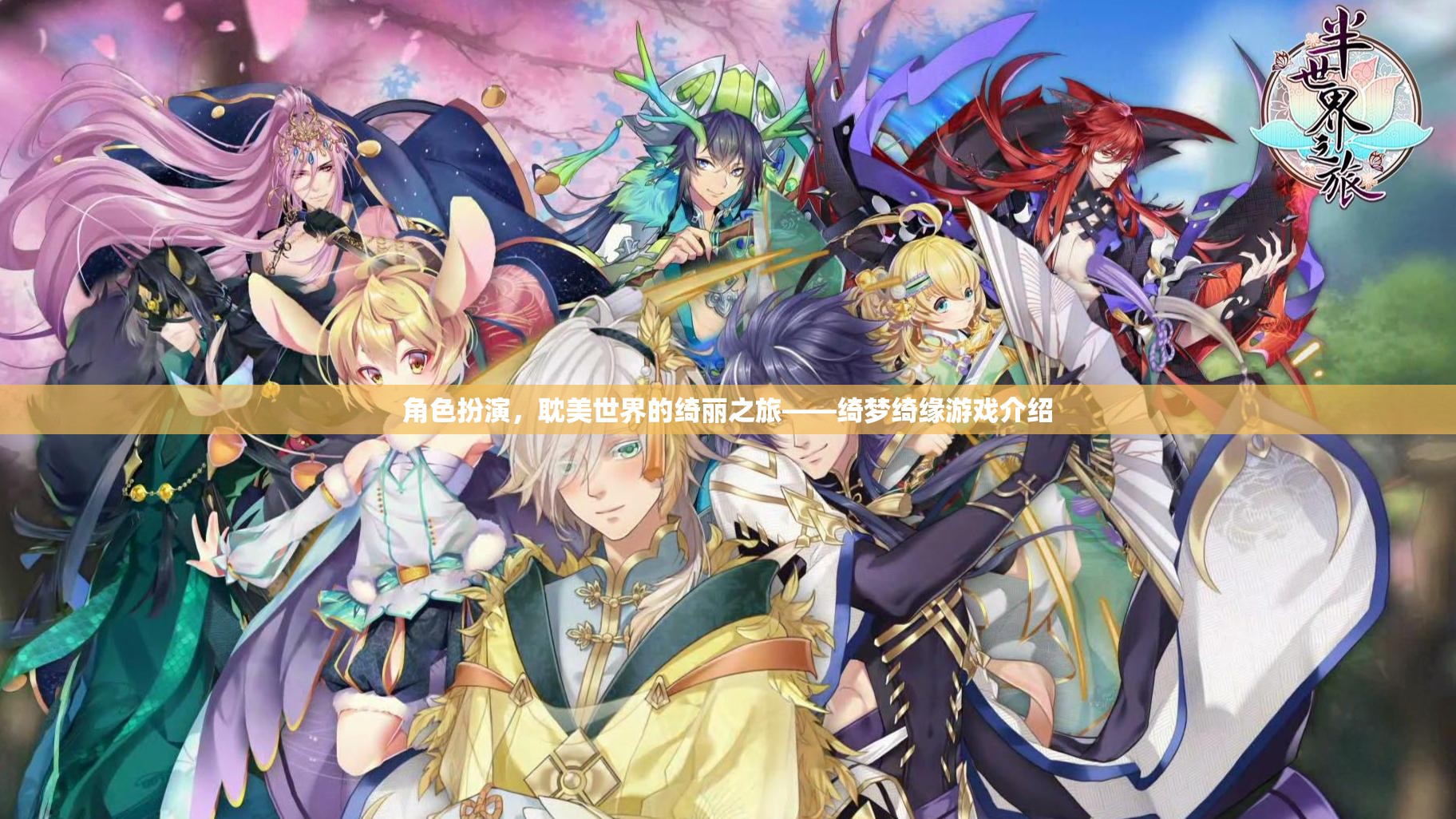 綺夢綺緣，耽美世界的角色扮演之旅