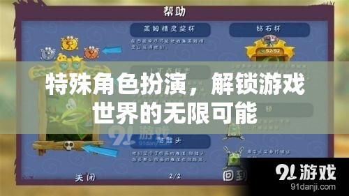 解鎖游戲世界的無限可能，特殊角色扮演的魅力