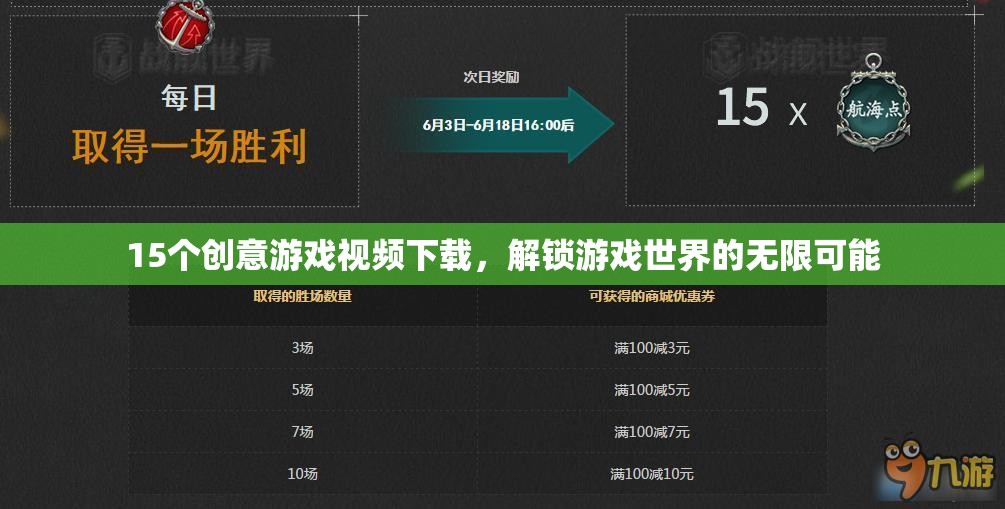 解鎖游戲世界，15個創(chuàng)意游戲視頻下載，探索無限可能