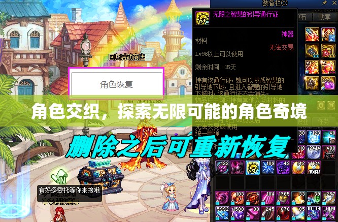 角色交織，探索無限可能的角色奇境