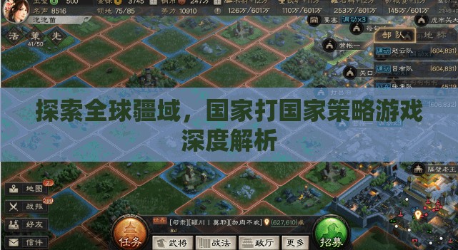 全球疆域探索，國家打國家策略游戲的深度解析