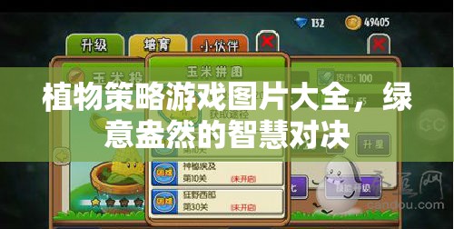 植物策略游戲圖片大全，綠意盎然的智慧對決