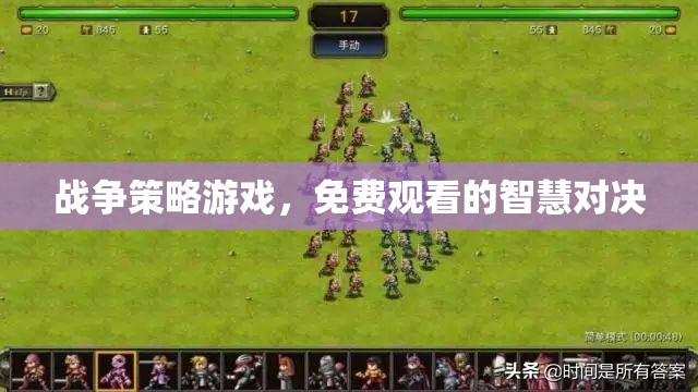 免費(fèi)觀戰(zhàn)，戰(zhàn)爭策略游戲中的智慧對決