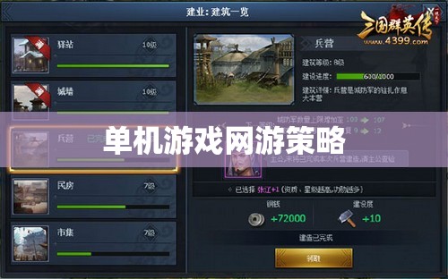 單機(jī)游戲網(wǎng)游策略