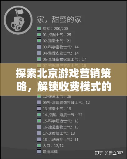 解鎖北京游戲收費模式成功之道，深度探索營銷策略