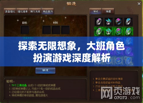 大班角色扮演游戲，探索無(wú)限想象與深度解析
