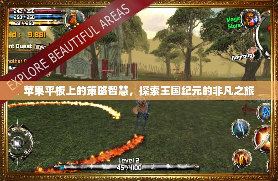蘋(píng)果平板上的策略智慧，探索王國(guó)紀(jì)元的非凡之旅