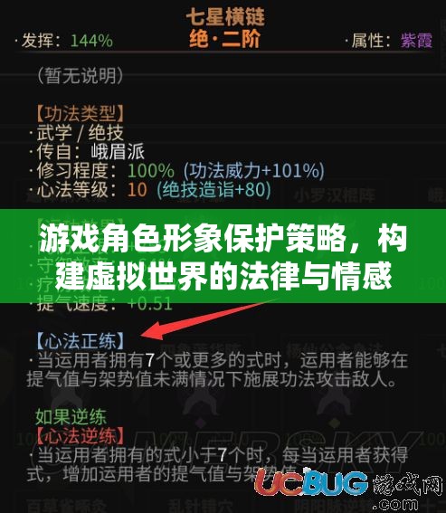 游戲角色形象保護(hù)策略，構(gòu)建虛擬世界的法律與情感防線