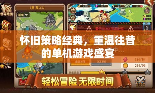 重溫經典，懷舊單機游戲盛宴