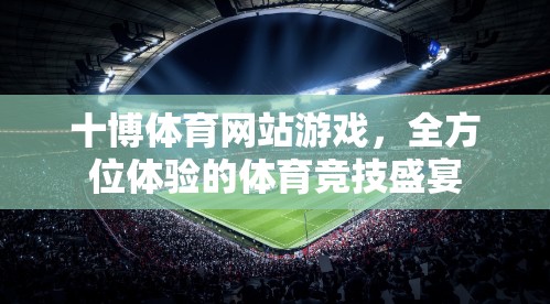 十博體育，全方位體驗的體育競技盛宴