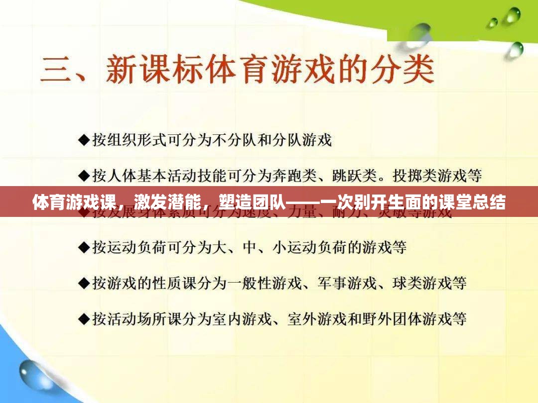 激發(fā)潛能，塑造團(tuán)隊(duì)，一次別開(kāi)生面的體育游戲課課堂總結(jié)