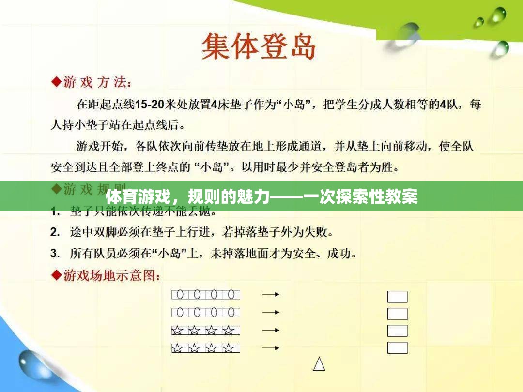 體育游戲，規(guī)則的魅力——一次探索性教案