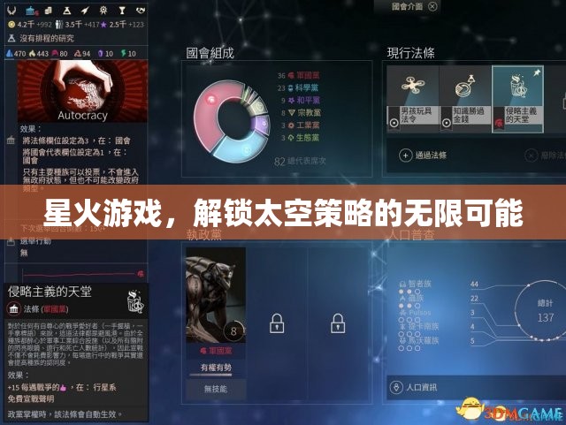 星火游戲，解鎖太空策略的無限可能